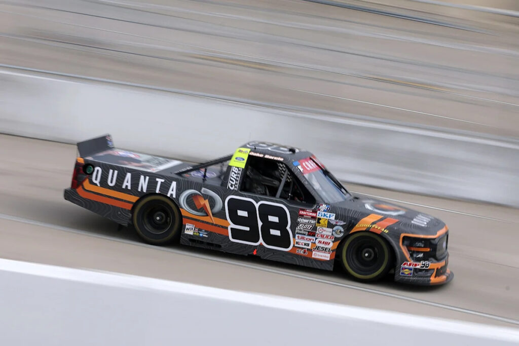 Who won NASCAR Truck Series Bristol race? Winner is Jake Garcia, plus full results