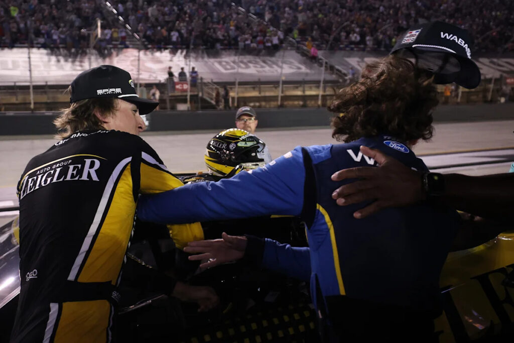 Ryan Blaney on fight with Carson Hocevar: ‘I got my (butt) kicked’