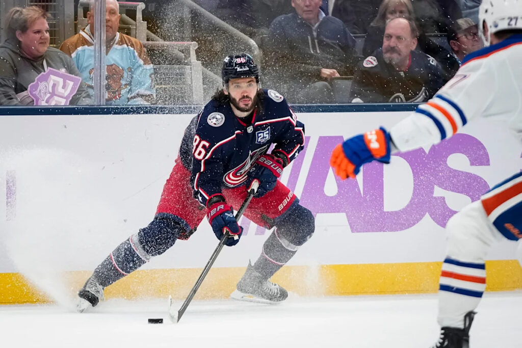Kirill Marchenko dodges questions about future with Columbus Blue Jackets