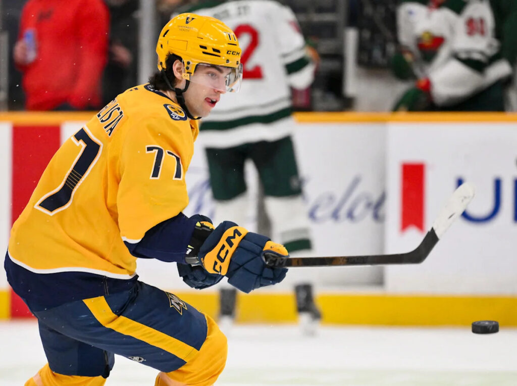 Luke Evangelista trade grades as Predators deal young winger to Devils