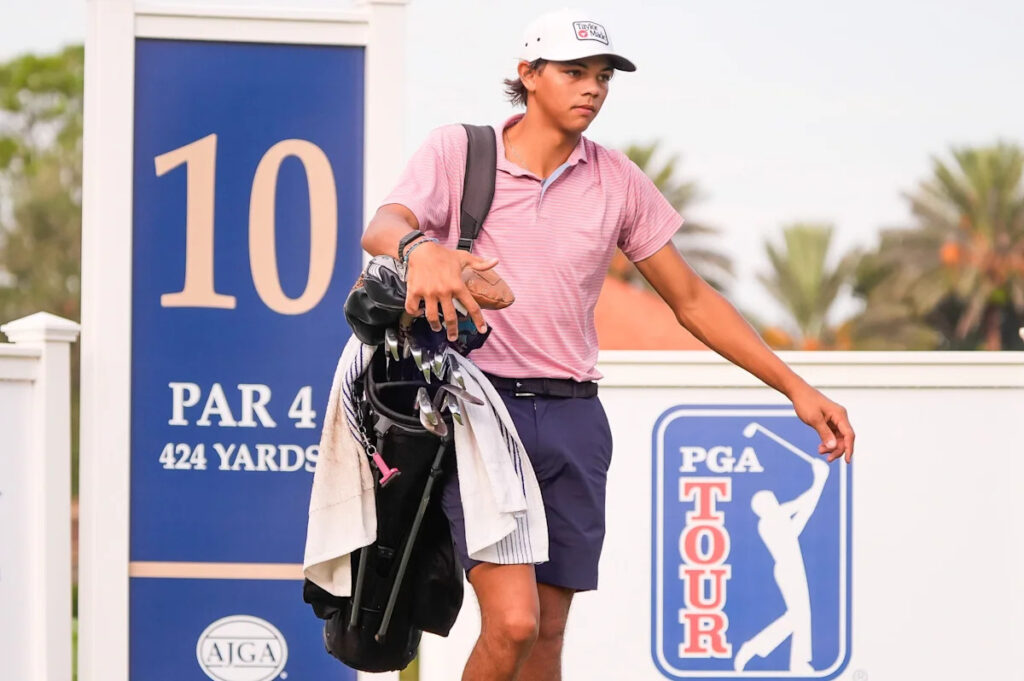 Charlie Woods joins dad Tiger at TaylorMade golf with NIL deal at FSU Charlie Woods joins dad Tiger at TaylorMade golf with NIL deal at FSU
