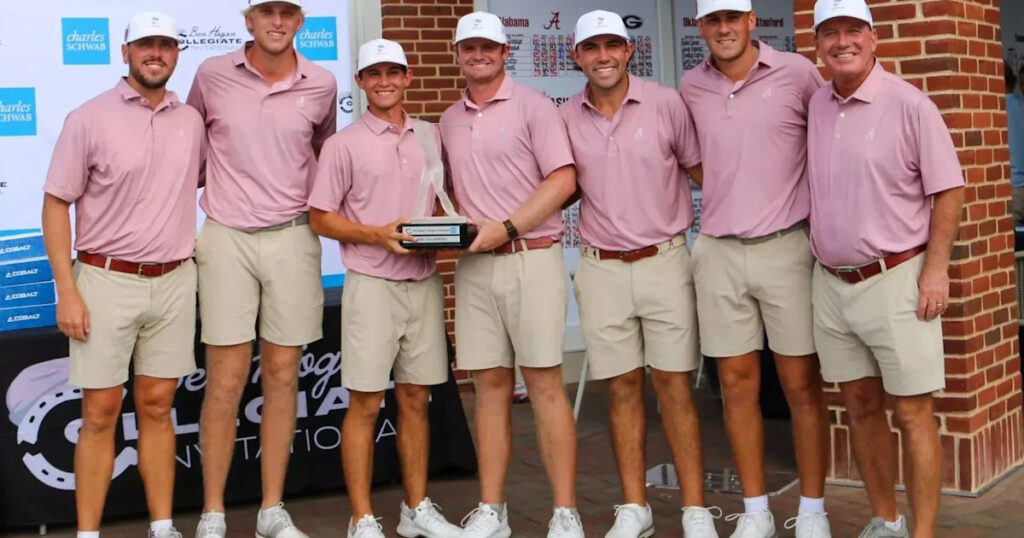Alabama men’s golf rallies to win Ben Hogan Collegiate over loaded field at Colonial Alabama men’s golf rallies to win Ben Hogan Collegiate over loaded field at Colonial