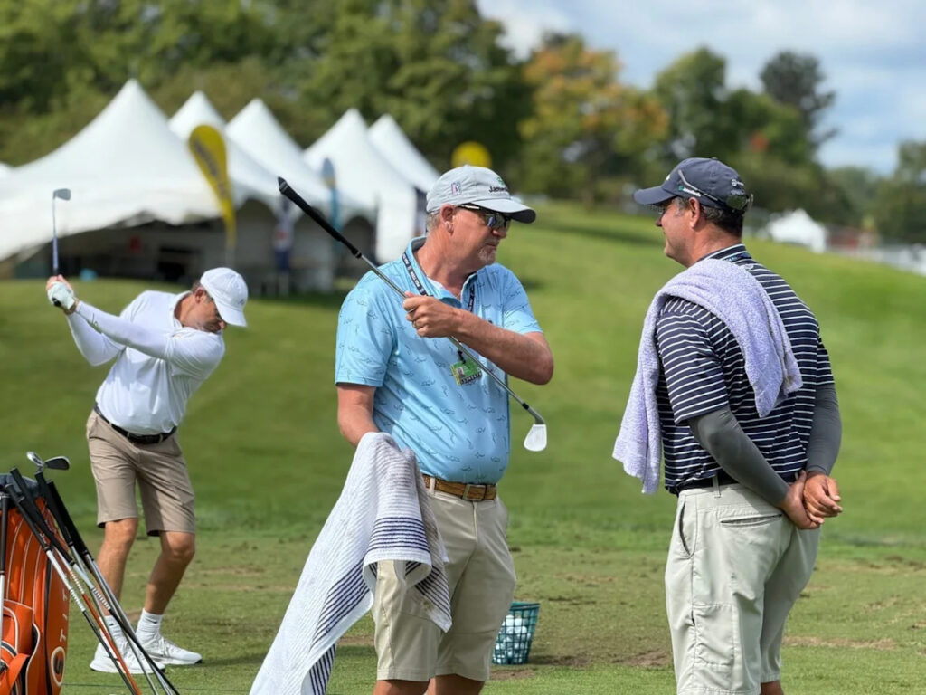 Former player Tom Gillis starting new life as caddie on PGA Tour for Tom Hoge