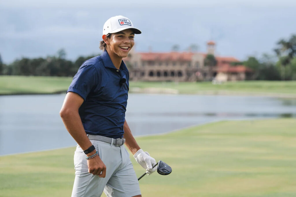 Charlie Woods makes wild par, shoots 71 at Junior Players and other takeaways Charlie Woods makes wild par, shoots 71 at Junior Players and other takeaways