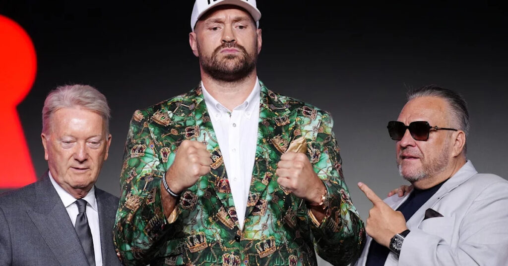 Tyson Fury reveals surprise two-fight plan to retire after face-off with Anthony Joshua
